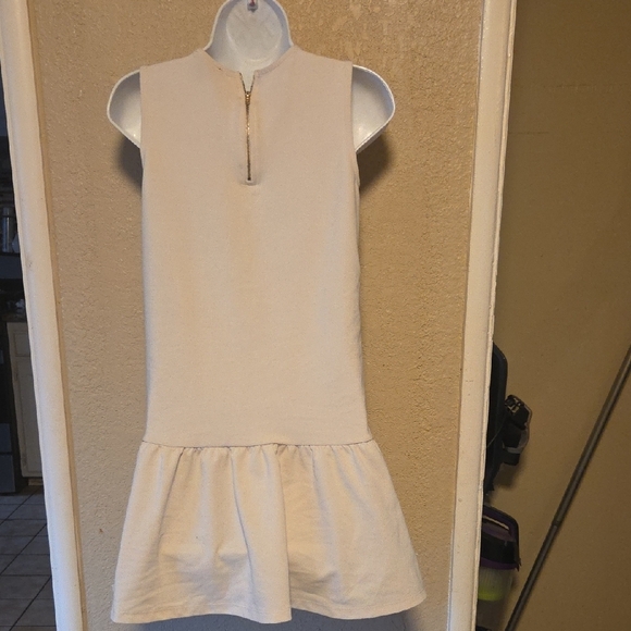 H&M Cream Sleeveless Midi Dress - Picture 2 of 6